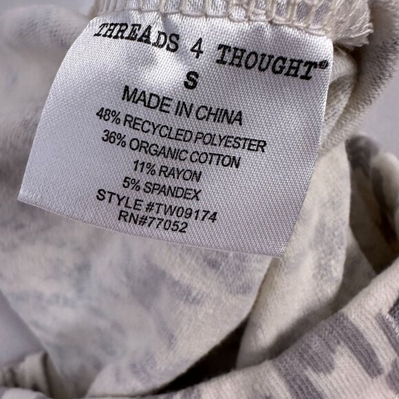 Threads 4 Thought Gardenia Shorts Pewter Houndstooth Size Small Eco-Friendly - Picture 5 of 7